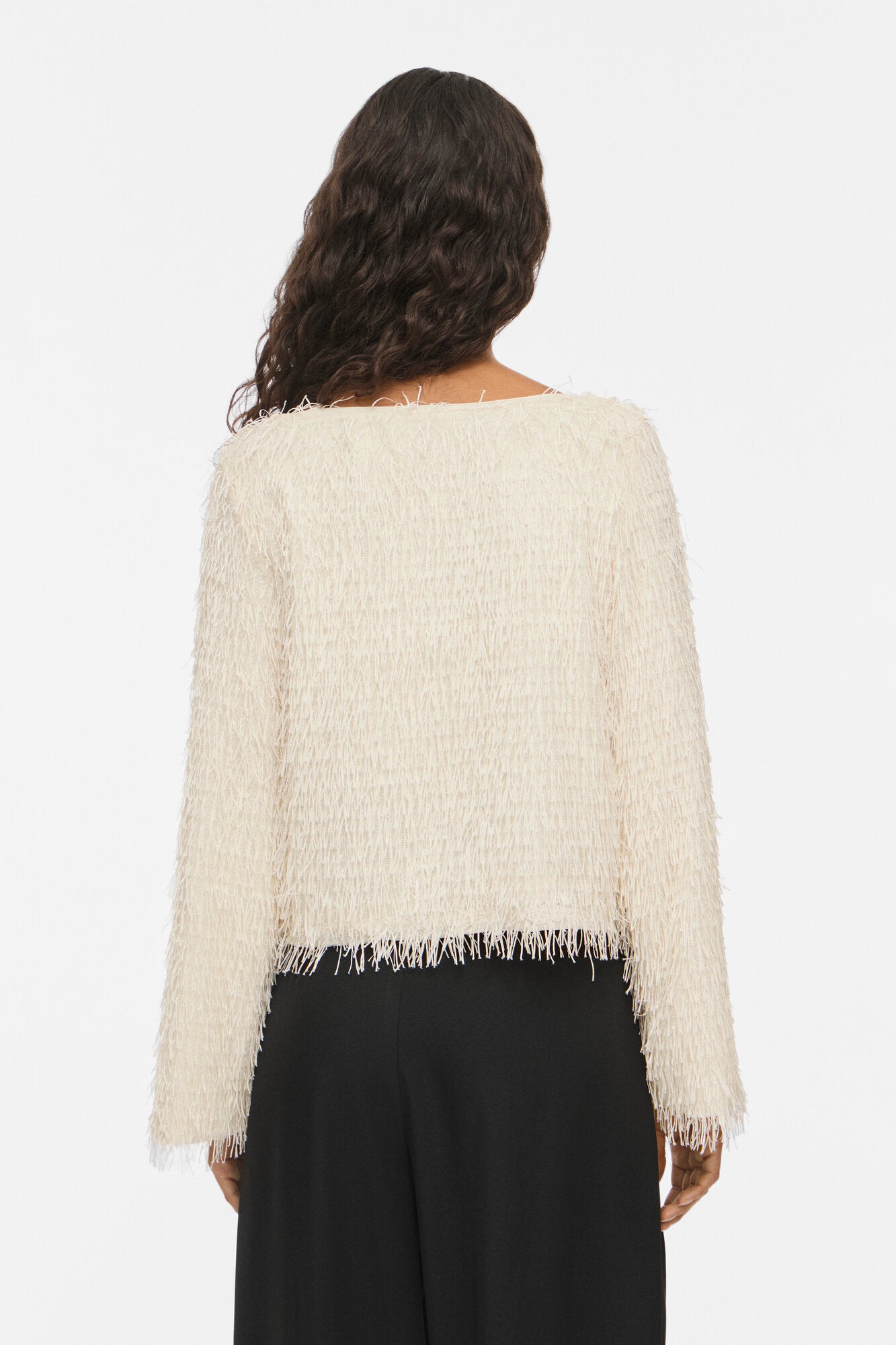 Vitoi L/S Boatneck bluse – Birch